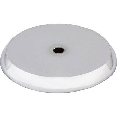 Top Knobs M2030: Aspen II Round Backplate - Polished Chrome