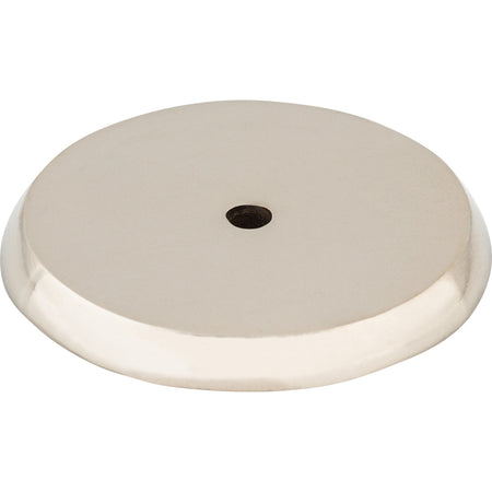 Top Knobs M2031: Aspen II Round Backplate - Polished Nickel