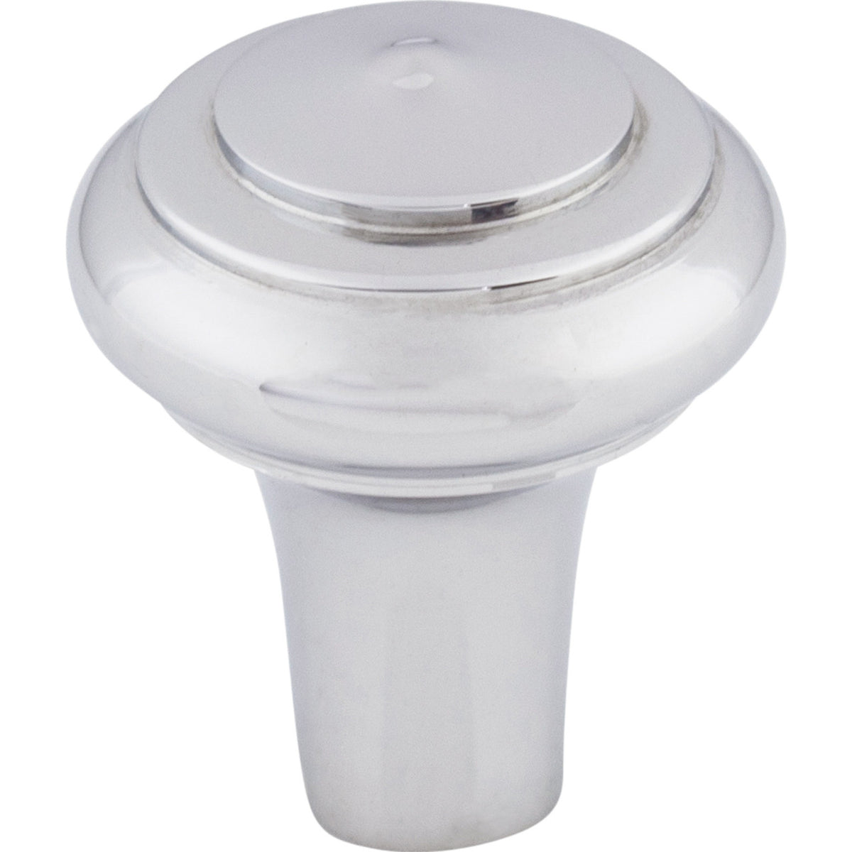 Top Knobs M2039: 1" Aspen II Round Peak Cabinet Knob - Polished Chrome