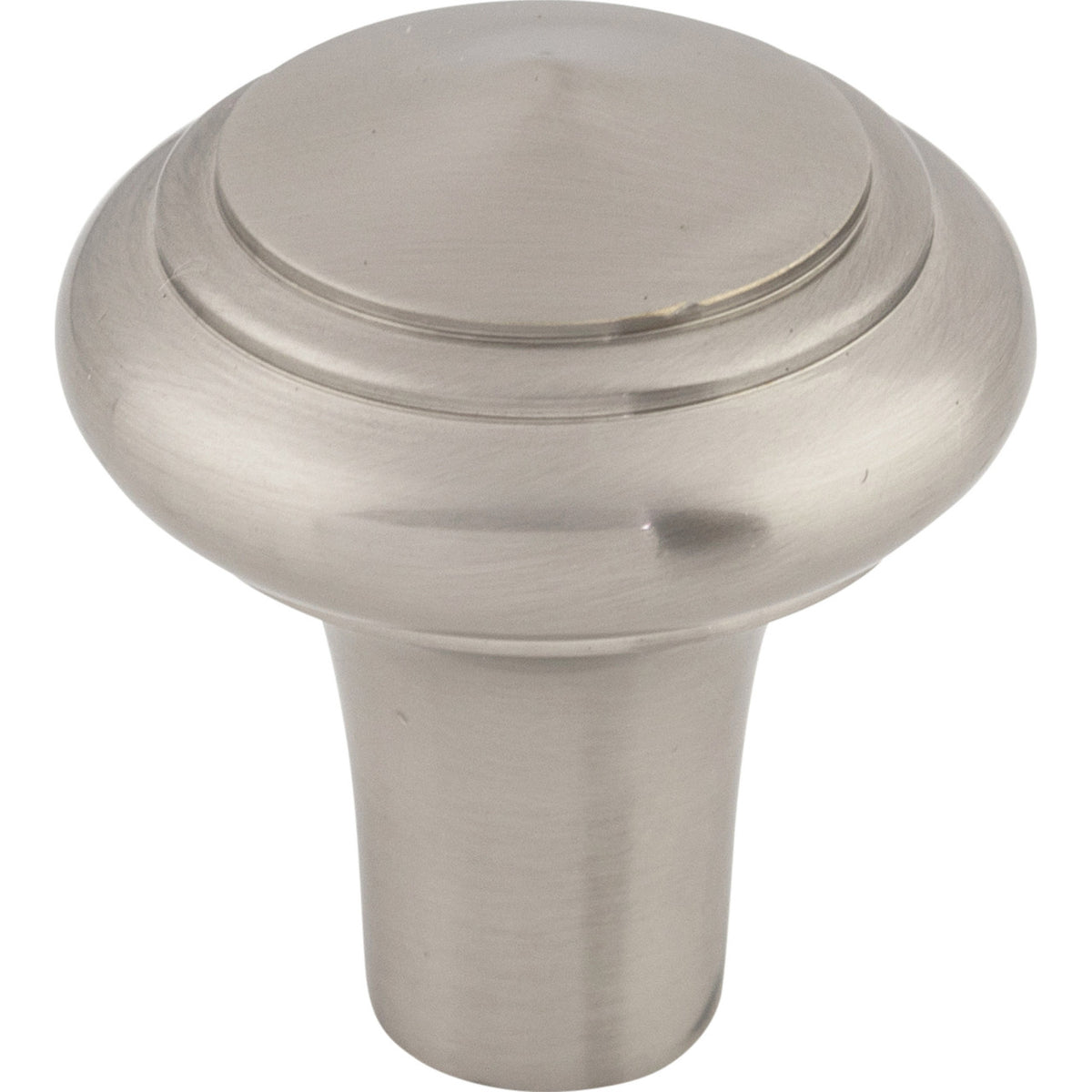 Top Knobs M2041: 1-1/4" Aspen II Round Peak Cabinet Knob - Brushed Satin Nickel