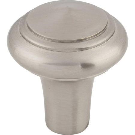 Top Knobs M2041: 1-1/4" Aspen II Round Peak Cabinet Knob - Brushed Satin Nickel