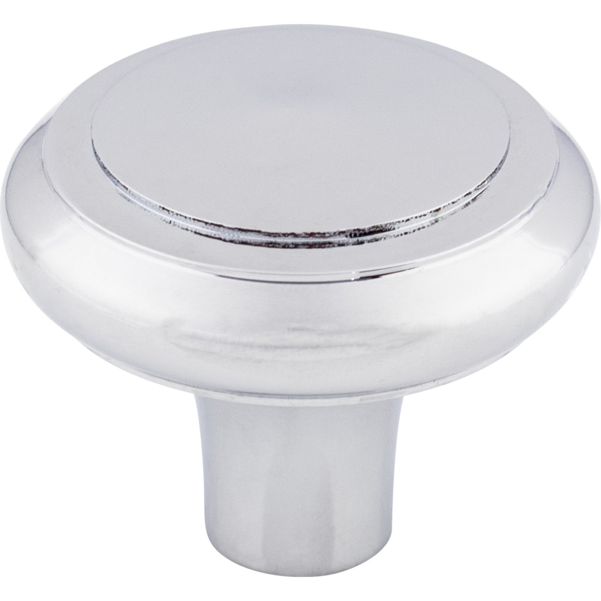 Top Knobs M2045: 1-5/8" Aspen II Round Peak Cabinet Knob - Polished Chrome