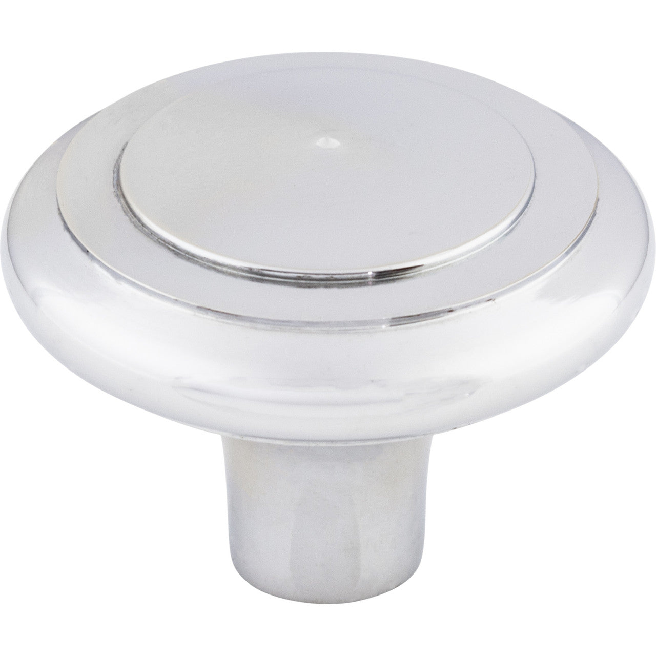 Top Knobs M2048: 2" Aspen II Round Peak Cabinet Knob - Polished Chrome