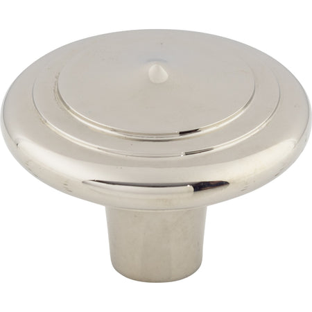 Top Knobs M2049: 2" Aspen II Round Peak Cabinet Knob - Polished Nickel