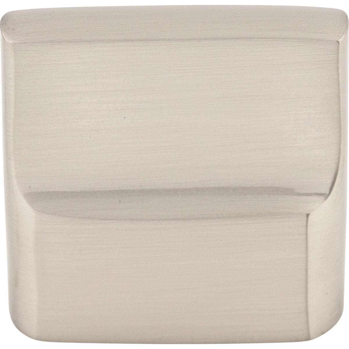 Top Knobs M2050: 1-3/8" Aspen II Flat Sided Cabinet Knob - Brushed Satin Nickel