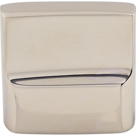 Top Knobs M2052: 1-3/8" Aspen II Flat Sided Cabinet Knob - Polished Nickel