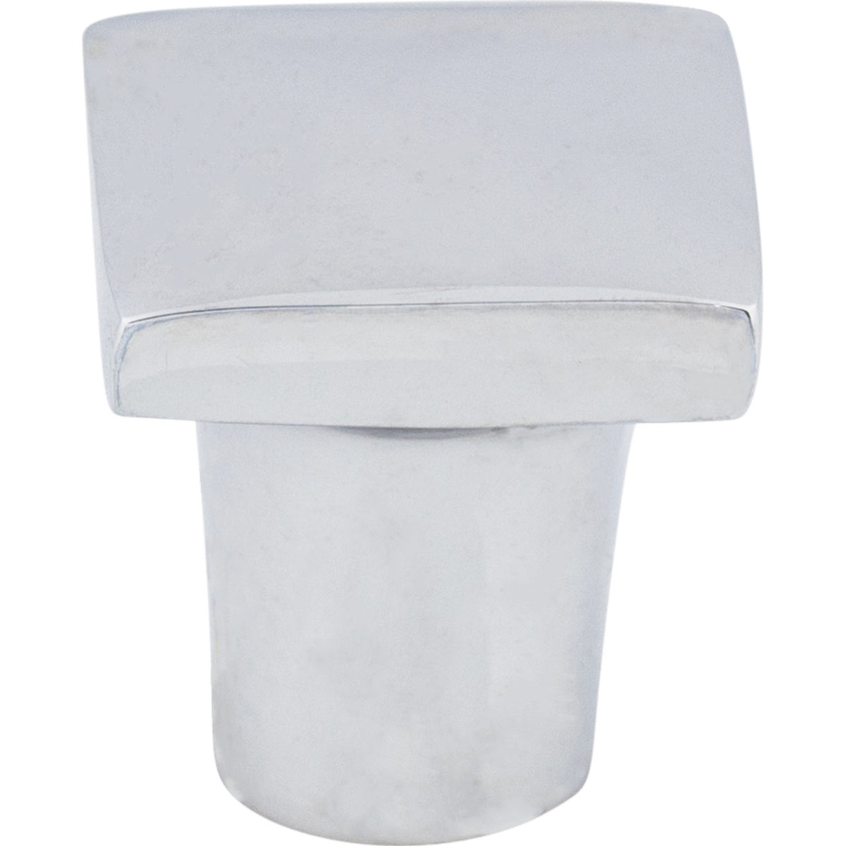 Top Knobs M2054: 3/4" Aspen II Square Cabinet Knob - Polished Chrome