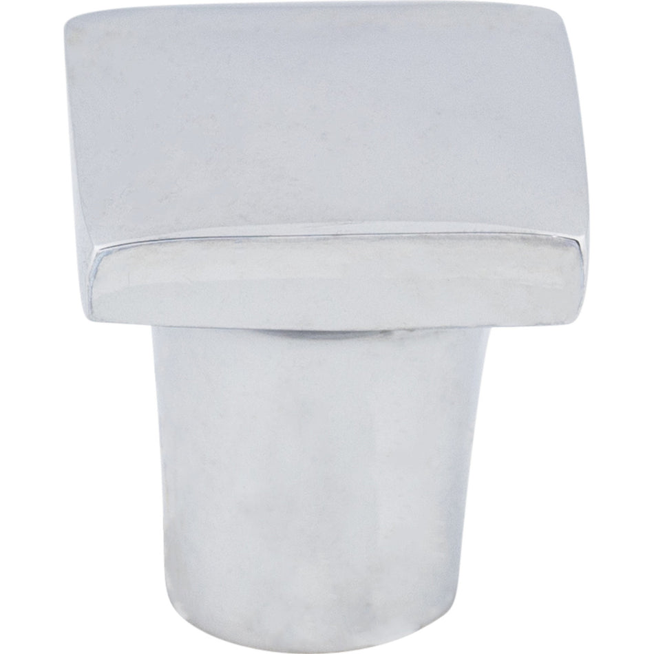 Top Knobs M2054: 3/4" Aspen II Square Cabinet Knob - Polished Chrome