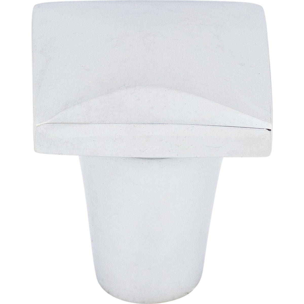 Top Knobs M2057: 7/8" Aspen II Square Cabinet Knob - Polished Chrome