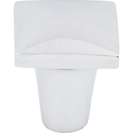 Top Knobs M2057: 7/8" Aspen II Square Cabinet Knob - Polished Chrome