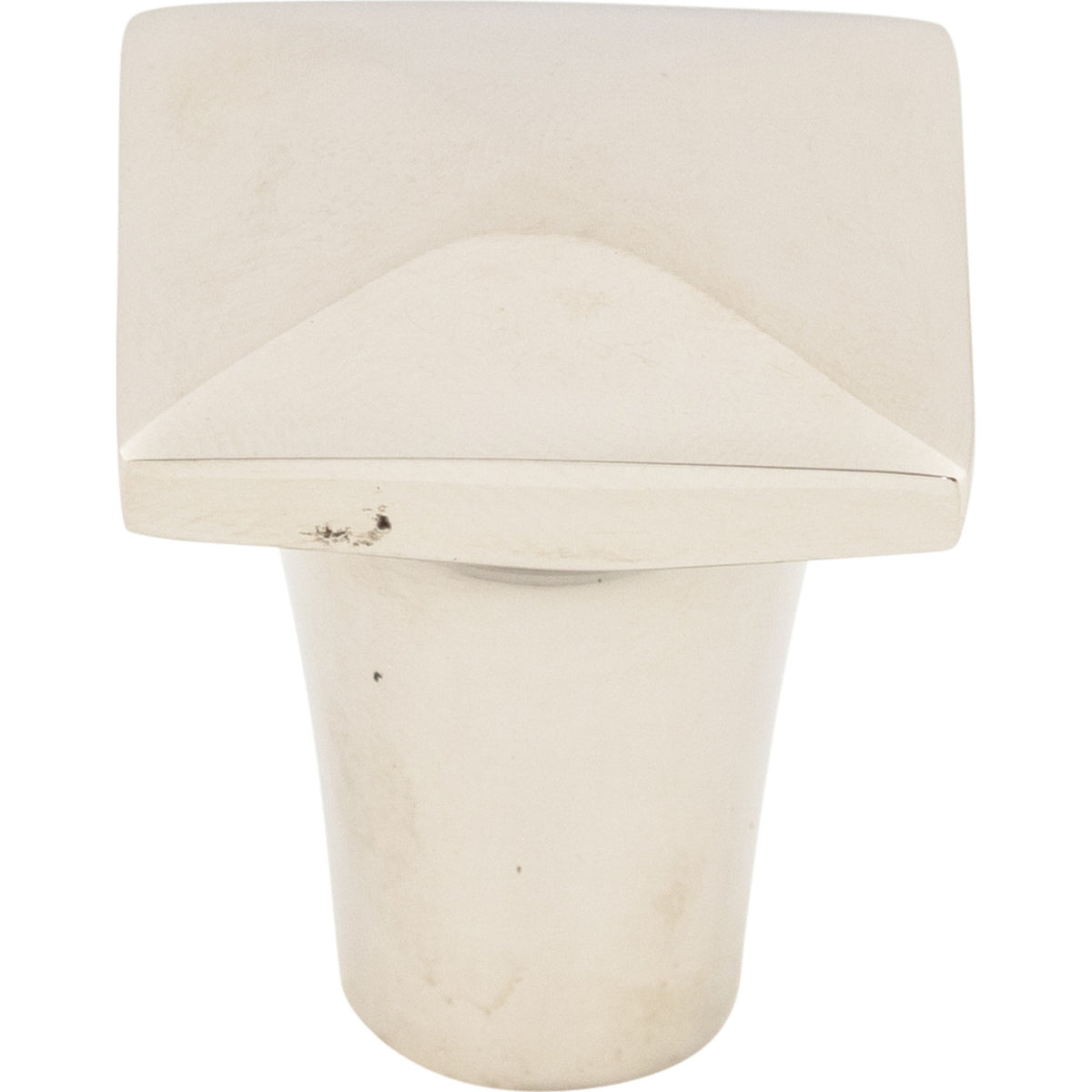 Top Knobs M2058: 7/8" Aspen II Square Cabinet Knob - Polished Nickel