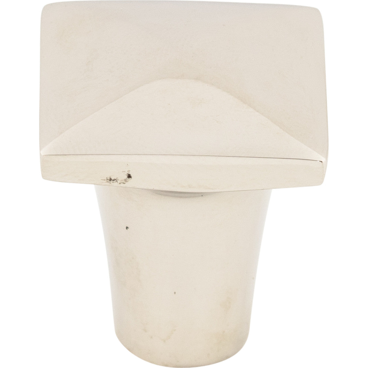 Top Knobs M2058: 7/8" Aspen II Square Cabinet Knob - Polished Nickel