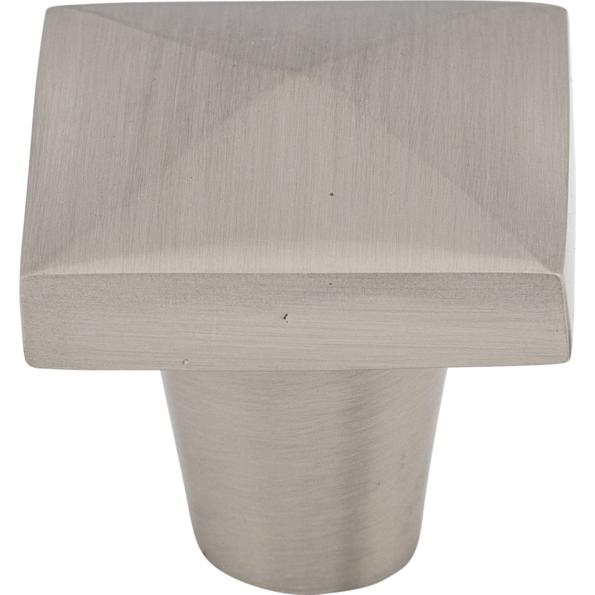 Top Knobs M2059: 1-1/4" Aspen II Square Cabinet Knob - Brushed Satin Nickel