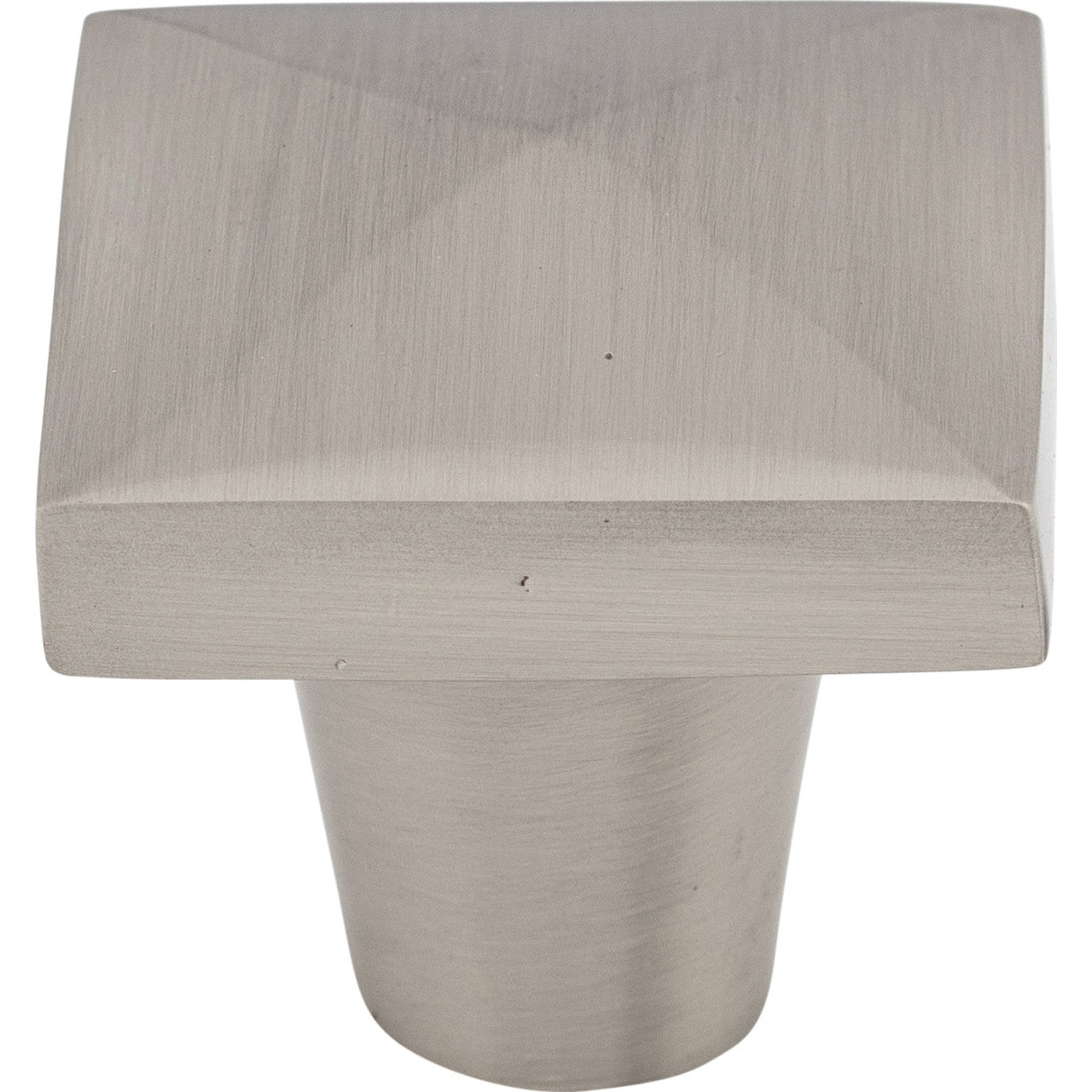 Top Knobs M2059: 1-1/4" Aspen II Square Cabinet Knob - Brushed Satin Nickel