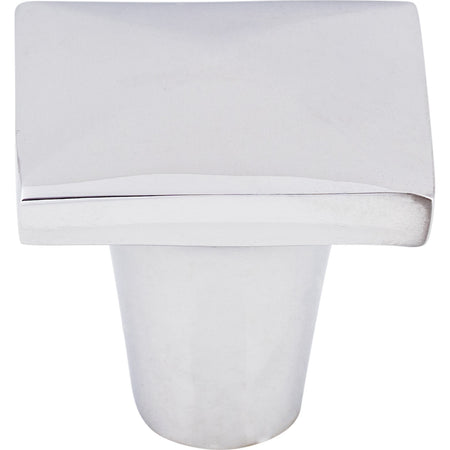 Top Knobs M2060: 1-1/4" Aspen II Square Cabinet Knob - Polished Chrome