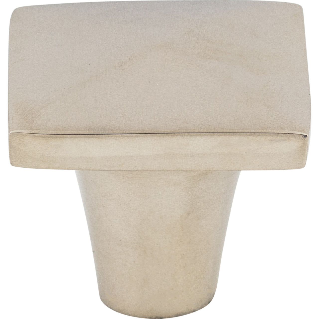 Top Knobs M2061: 1-1/4" Aspen II Square Cabinet Knob - Polished Nickel