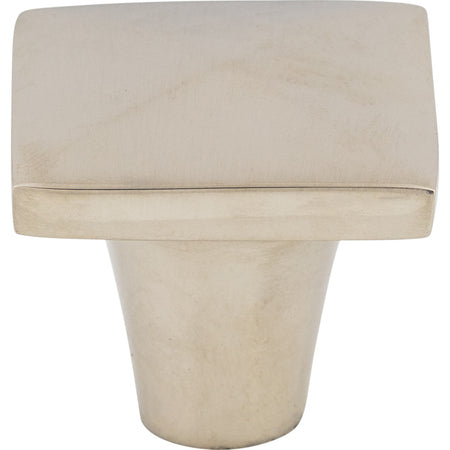 Top Knobs M2061: 1-1/4" Aspen II Square Cabinet Knob - Polished Nickel