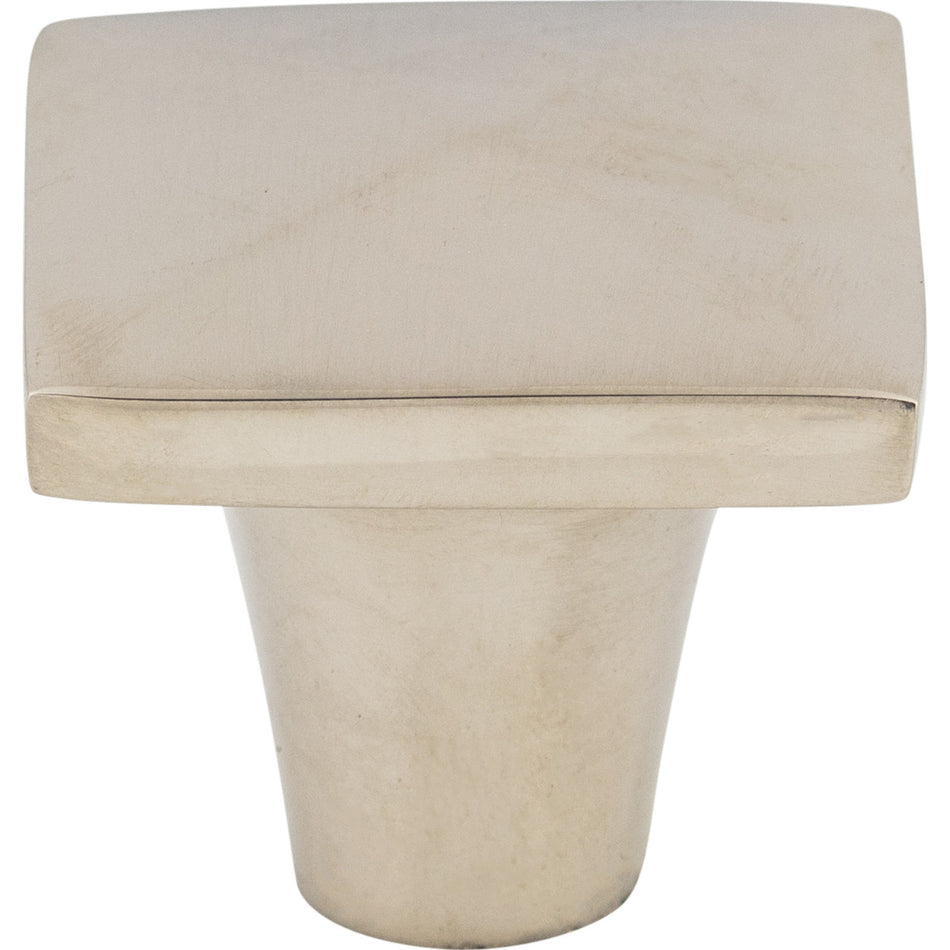 Top Knobs M2061: 1-1/4" Aspen II Square Cabinet Knob - Polished Nickel