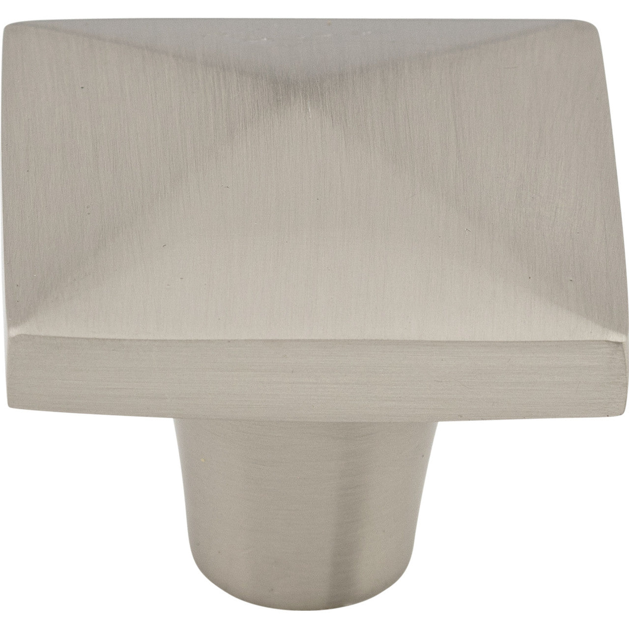 Top Knobs M2062: 1-1/2" Aspen II Square Cabinet Knob - Brushed Satin Nickel