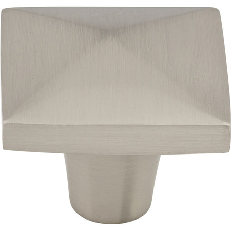 Top Knobs M2062: 1-1/2" Aspen II Square Cabinet Knob - Brushed Satin Nickel