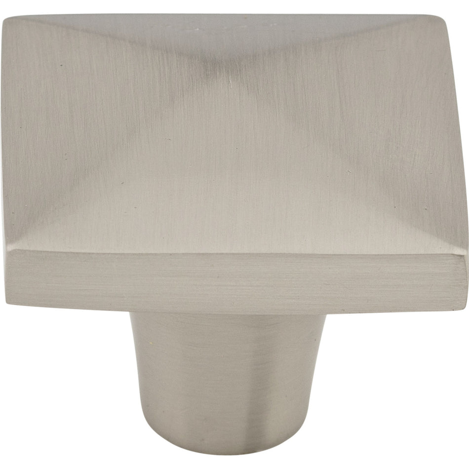 Top Knobs M2062: 1-1/2" Aspen II Square Cabinet Knob - Brushed Satin Nickel
