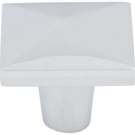 Top Knobs M2063: 1-1/2" Aspen II Square Cabinet Knob - Polished Chrome