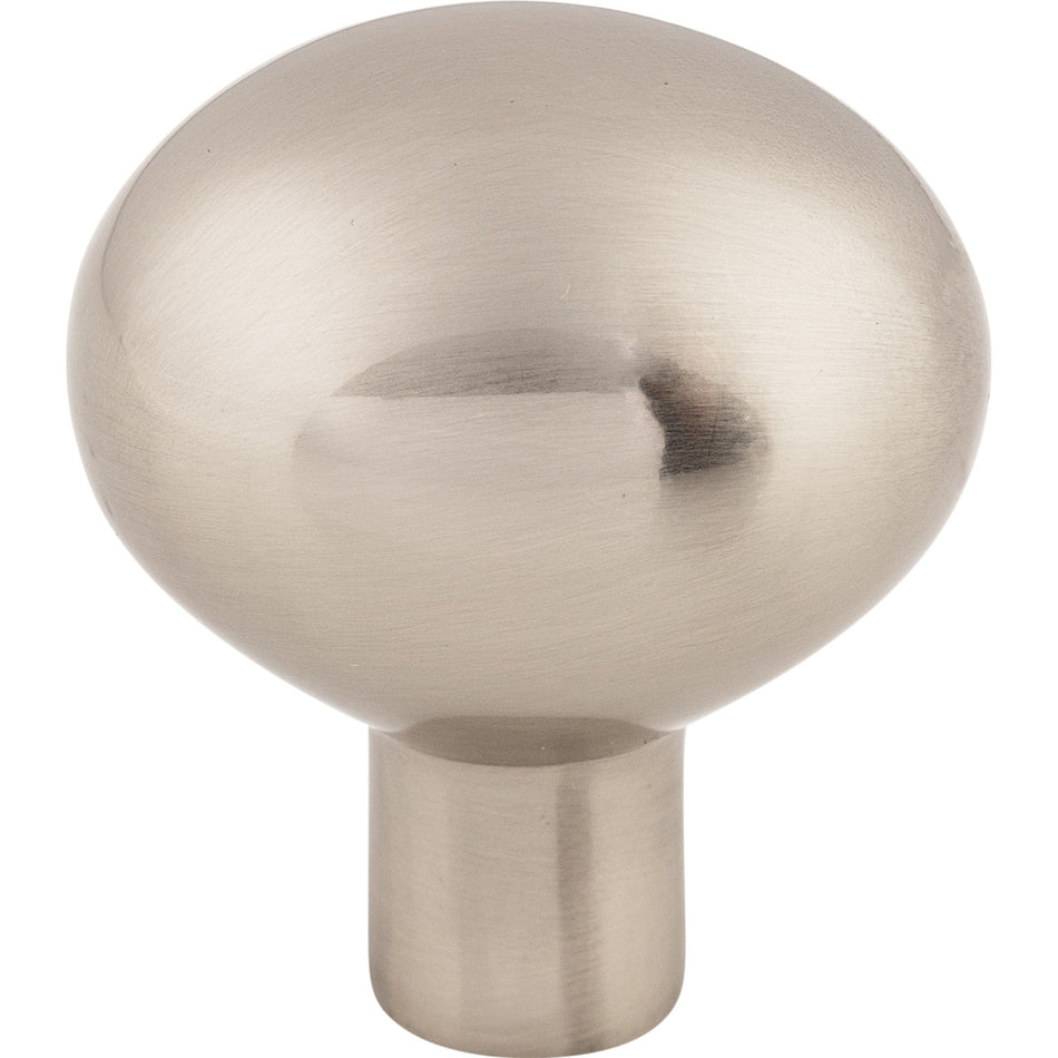 Top Knobs M2068: 1-7/16" Aspen II Egg Cabinet Knob - Brushed Satin Nickel