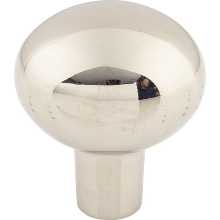 Top Knobs M2070: 1-7/16" Aspen II Egg Cabinet Knob - Polished Nickel