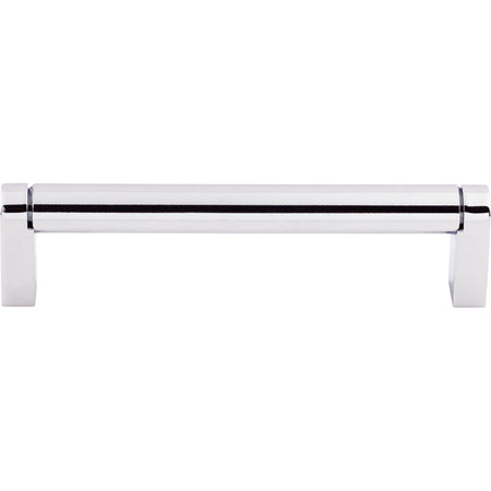 Top Knobs M2091: 5-1/16" cc Pennington Round Bar Cabinet Pull - Polished Chrome