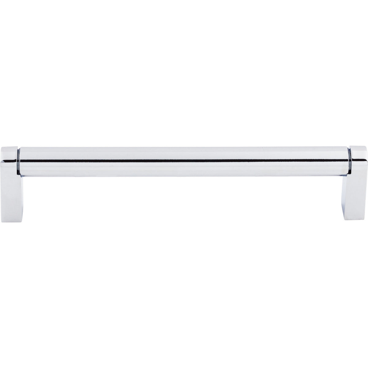 Top Knobs M2092: 6-5/16" cc Pennington Round Bar Cabinet Pull - Polished Chrome
