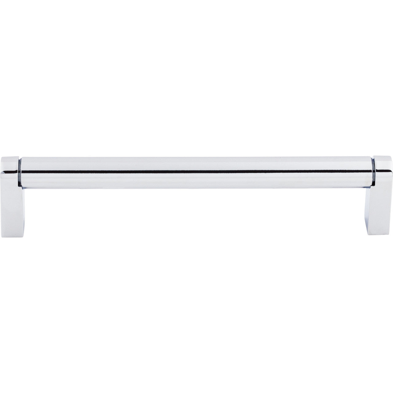 Top Knobs M2092: 6-5/16" cc Pennington Round Bar Cabinet Pull - Polished Chrome