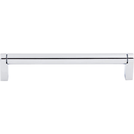 Top Knobs M2092: 6-5/16" cc Pennington Round Bar Cabinet Pull - Polished Chrome