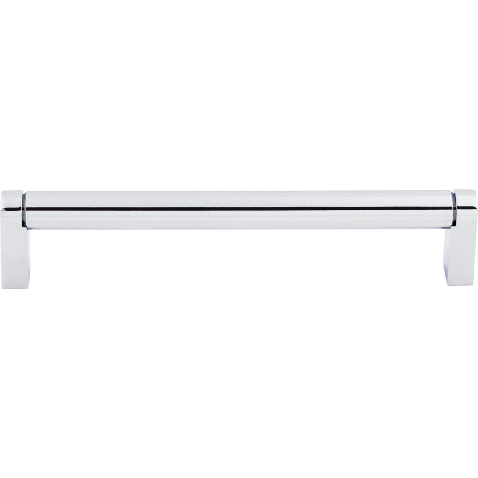 Top Knobs M2092: 6-5/16" cc Pennington Round Bar Cabinet Pull - Polished Chrome