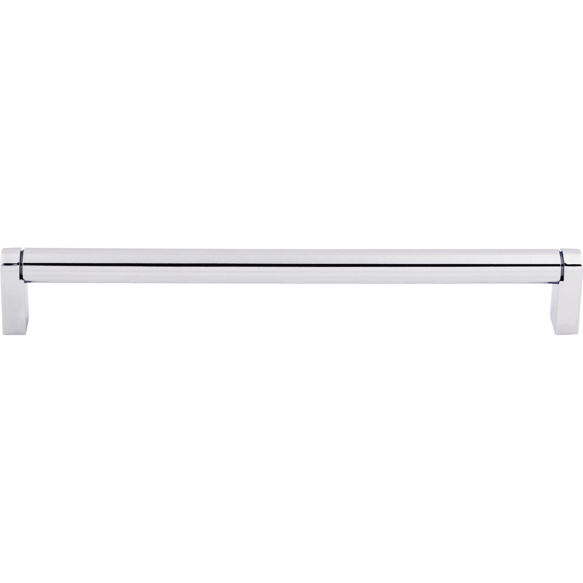 Top Knobs M2093: 8-13/16" cc Pennington Round Bar Cabinet Pull - Polished Chrome