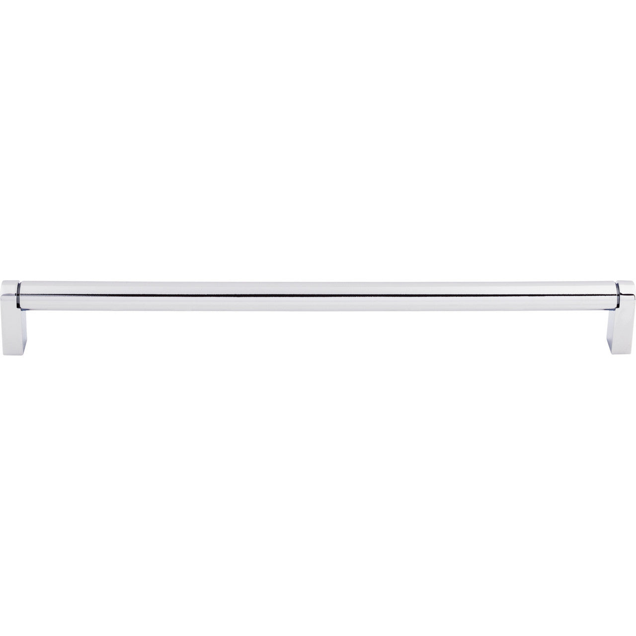 Top Knobs M2094: 11-11/32" cc Pennington Round Bar Cabinet Pull - Polished Chrome