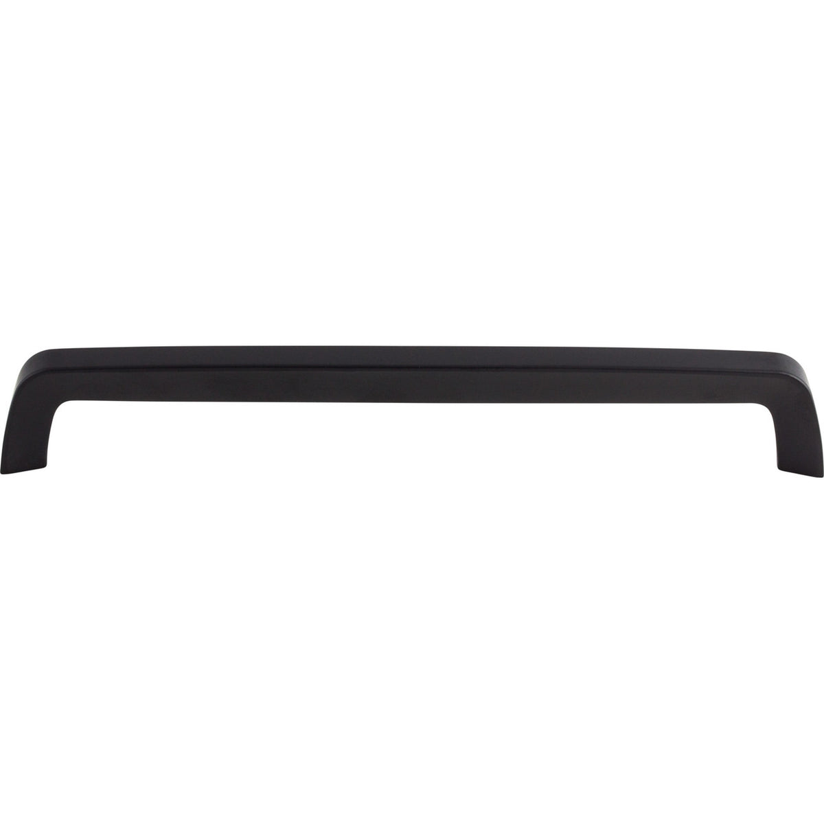 Top Knobs M2101: 8-13/16" cc Nouveau III Square Bar Cabinet Pull - Flat Black