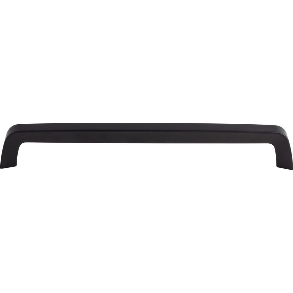 Top Knobs M2101: 8-13/16" cc Nouveau III Square Bar Cabinet Pull - Flat Black