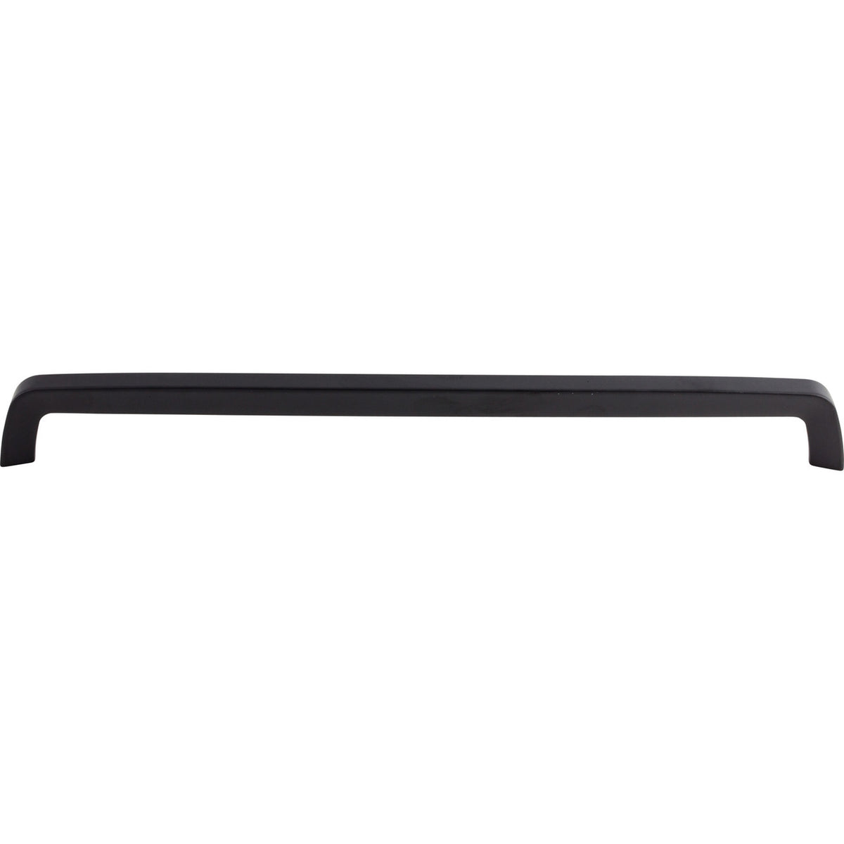 Top Knobs M2102: 12-5/8" cc Nouveau III Tapered Bar Cabinet Pull - Flat Black