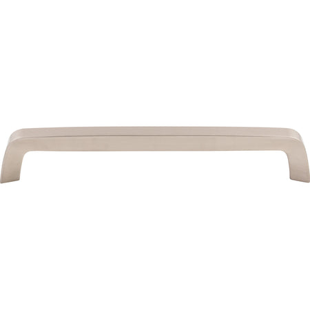 Top Knobs M2106: 7-9/16" cc Nouveau III Tapered Bar Cabinet Pull - Brushed Satin Nickel