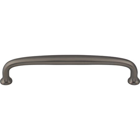 Top Knobs M2110: 6" cc Charlotte D-Handle Cabinet Pull - Ash Gray