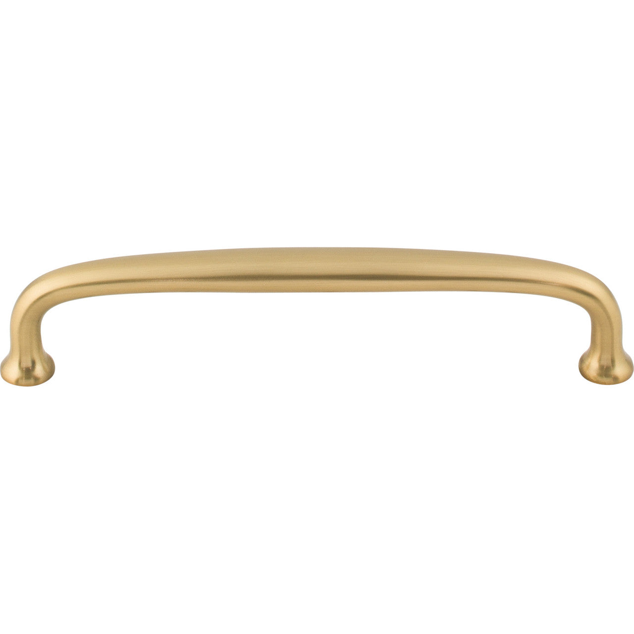 Top Knobs M2111: 6" cc Charlotte D-Handle Cabinet Pull - Honey Bronze