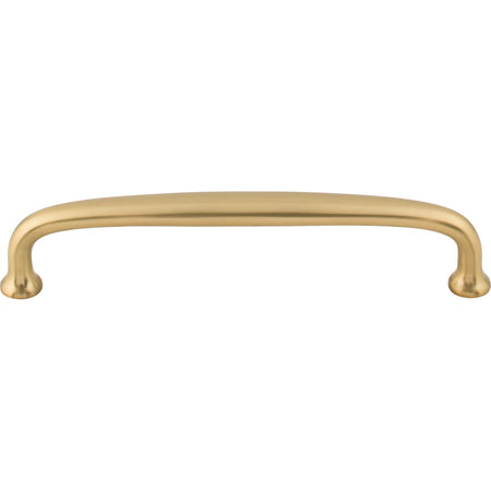 Top Knobs M2111: 6" cc Charlotte D-Handle Cabinet Pull - Honey Bronze