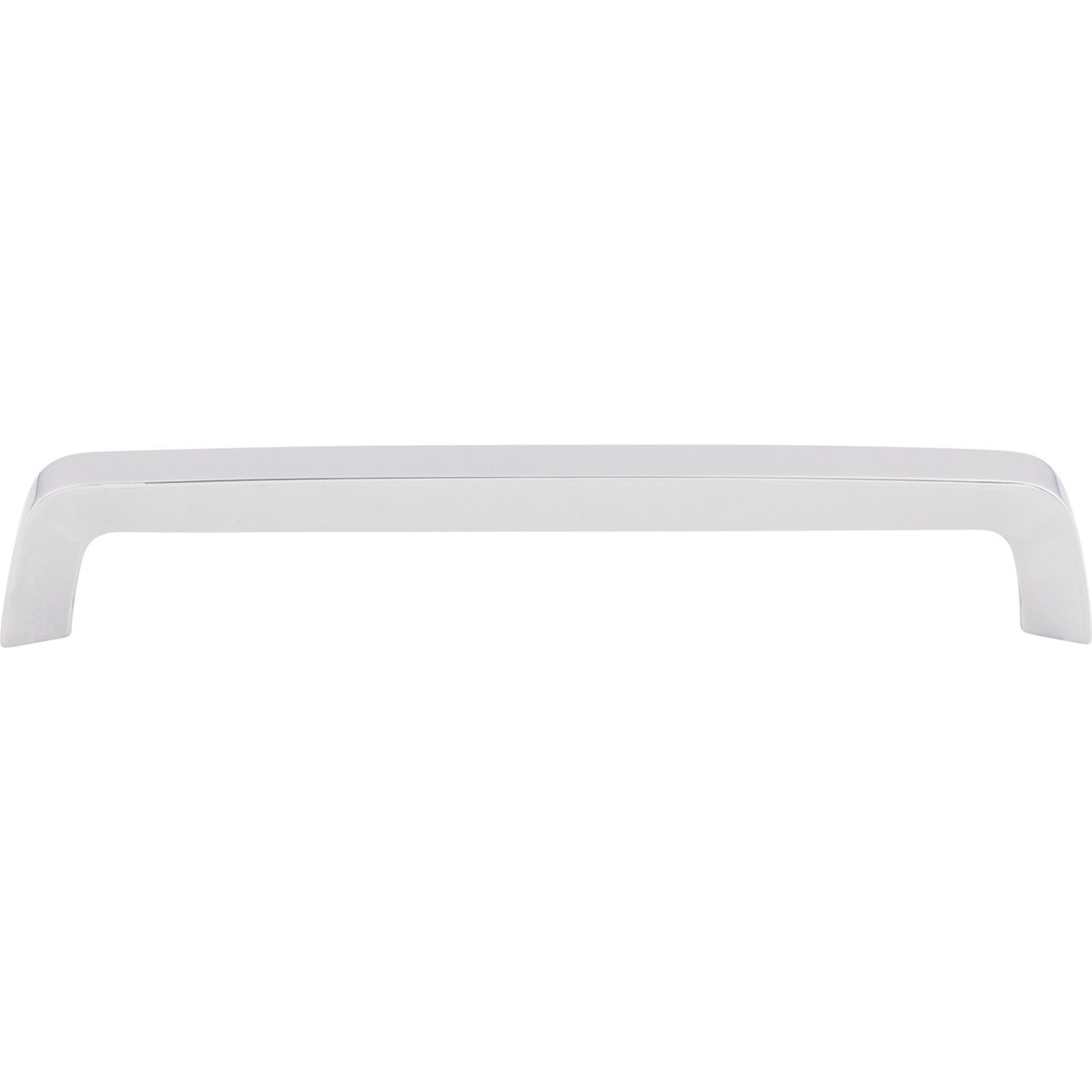 Top Knobs M2112: 7-9/16" cc Nouveau III Tapered Bar Cabinet Pull - Polished Chrome