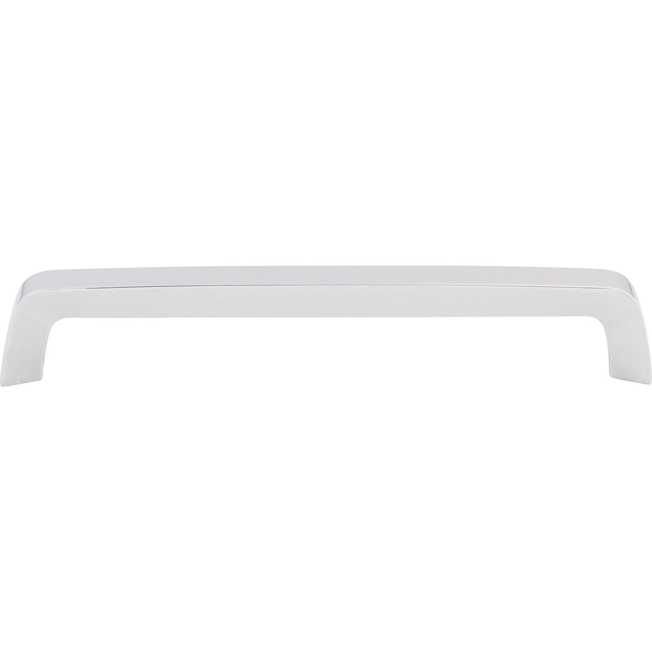 Top Knobs M2112: 7-9/16" cc Nouveau III Tapered Bar Cabinet Pull - Polished Chrome