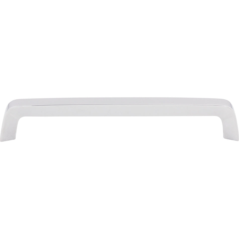 Top Knobs M2112: 7-9/16" cc Nouveau III Tapered Bar Cabinet Pull - Polished Chrome