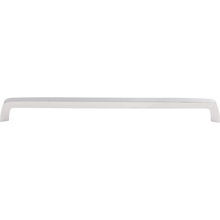 Top Knobs M2114: 12-5/8" cc Nouveau III Tapered Bar Cabinet Pull - Polished Chrome