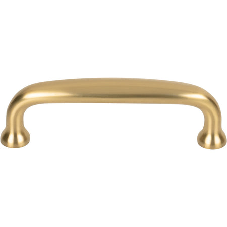 Top Knobs M2119: 3" cc Charlotte D-Handle Cabinet Pull - Honey Bronze