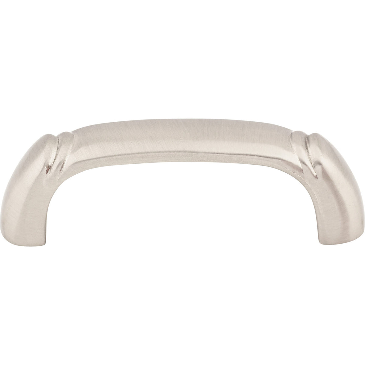 Top Knobs M2129: 2-1/2" cc Dover D-Handle Cabinet Pull - Brushed Satin Nickel