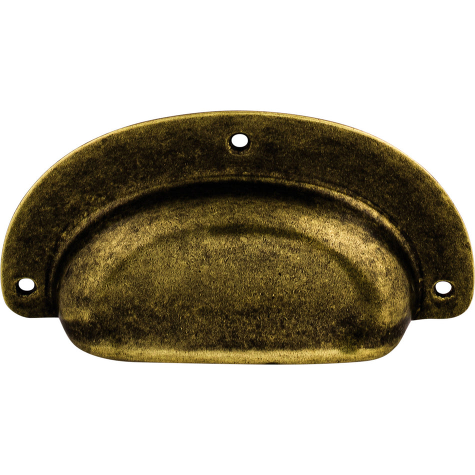 Top Knobs M212: 3-3/4" Mayfair Cup Cabinet Pull - German Bronze