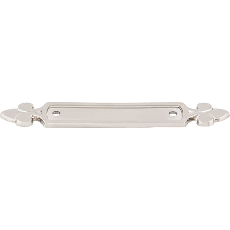 Top Knobs M2130: 2-1/2" cc Dover Rectangle Backplate - Brushed Satin Nickel